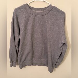 Lululemon Perfectly Oversized Crewneck Sweatshirt In Gray Size 8